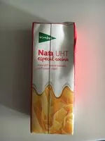 Mängden socker i Nata UHT especial cocina