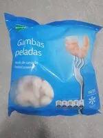 Mängden socker i Gambas peladas