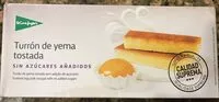 Mängden socker i Turrón de yema tostada sin azúcares