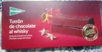 Mängden socker i Turrón de chocolate al whisky