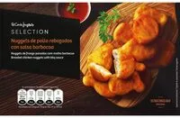 Mängden socker i Nuggets de pollo con salsa barbacoa