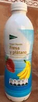 Mängden socker i Yogur líquido fresa y plátano