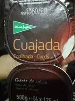 Mängden socker i Cuajada de vaca