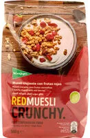 Mängden socker i Red muesli crunchy