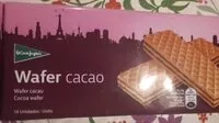Mängden socker i Wafer cacao