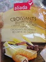 Mängden socker i Croissants rellenos de crema de cacao