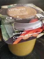 Mängden socker i Crema de verduras con aceite de oliva virgen extra