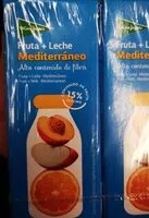 Mängden socker i Fruta + leche mediterráneo