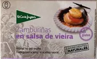 Mängden socker i Zamburiñas en salsa de vieira