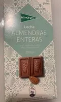 Mängden socker i Chocolate con leche con almendras enteras