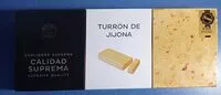 Mängden socker i Turron de Jijona