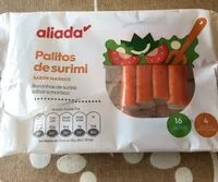 Mängden socker i Palitos de surimi