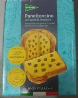 Mängden socker i Panettoncino con gotas de chocolate