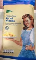 Mängden socker i Patatas fritas sin sal añadida