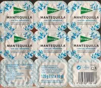 Mängden socker i Mantequilla sin sal