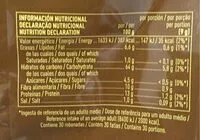 Mängden socker i Tostadas intrgrales