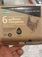 Mängden socker i Huevos camperos categoría A clase M-L