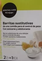 Mängden socker i Barritas sustitutivas