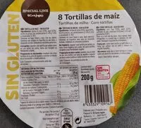 Mängden socker i Special Line - Tortillas de maíz