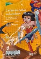 Mängden socker i Cacao en polvo instantaneo