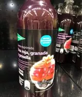 Mängden socker i Zumo exprimido de uva roja, granada y grosella