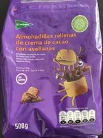 Mängden socker i Almohadillas rellenas de crema de cacao con avellanas