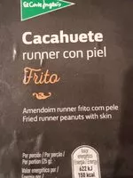 Mängden socker i Cacahuete runner con piel
