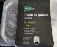 Mängden socker i Pipón de girasol salado tostado