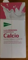 Mängden socker i Leche desnatado enriquecida en calcio