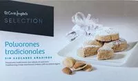 Mängden socker i Polvorones tradicionales sin azucares añadidos