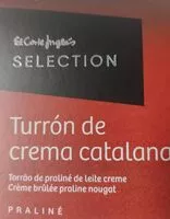 Mängden socker i Turrón de crema catalana