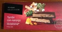 Mängden socker i Turrón con naranja