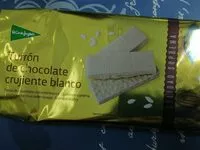 Mängden socker i Turrón de chocolate crujiente blanco