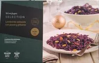 Mängden socker i Lombarda salteada con pasas y piñones