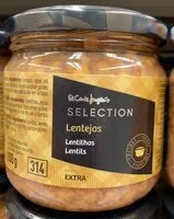 Mängden socker i Lentejas