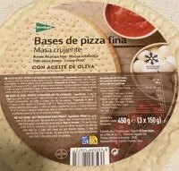 Mängden socker i Bases de pizza fina