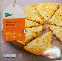Mängden socker i Pizza cuatro quesos