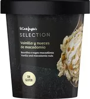 Mängden socker i Helado vainilla y nueces de macadamia