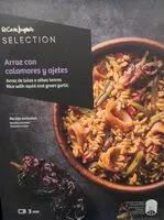 Mängden socker i Arroz con calamares y ajetes