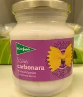 Mängden socker i Salsa carbonara