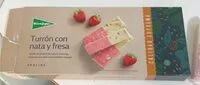 Mängden socker i Turron con nata y fresa