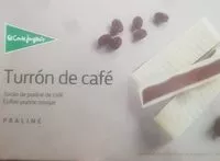 Mängden socker i Turrón de café- Praliné