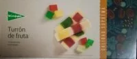 Mängden socker i Turrón de fruta