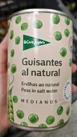 Mängden socker i Guisantes al natural