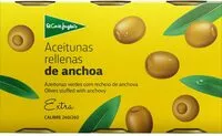 Mängden socker i Aceitunas rellenas de anchoa