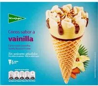 Mängden socker i Conos de helado sabor a vainilla sin azúcar
