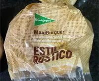 Mängden socker i Maxi burguer estilo rustico
