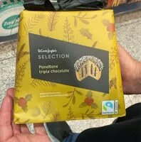 Mängden socker i Panettone triple chocolate