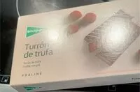 Mängden socker i Turron trufa