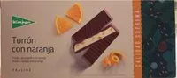 Mängden socker i Turrón con naranja y praliné
